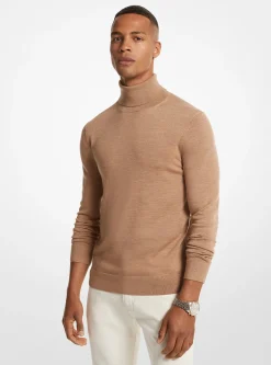 Camisola de gola alta em lã merino | Michael Kors [PT]
