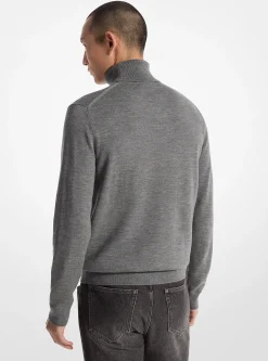 Camisola de gola alta em lã merino | Michael Kors [PT]