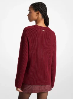 Camisola de lã canelada | Michael Kors [PT]