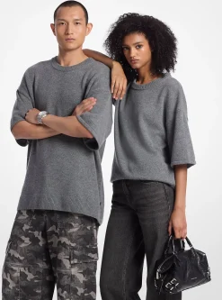 Camisola de manga curta em mistura de lã e caxemira | Michael Kors [PT]