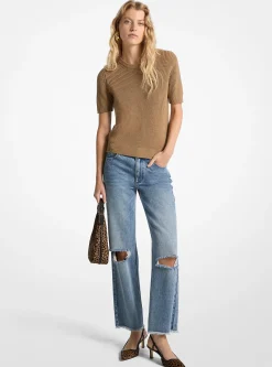 Camisola de manga curta em lã | Michael Kors [PT]