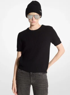 Camisola de manga curta em lã | Michael Kors [PT]
