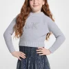 Camisola em mistura de algodão com logótipo adornado | Michael Kors [PT]