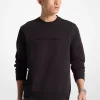 Camisola em mistura de algodão com logótipo em relevo | Michael Kors [PT]