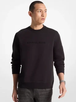 Camisola em mistura de algodão com logótipo em relevo | Michael Kors [PT]