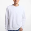 Camisola em mistura de algodão com logótipo em relevo | Michael Kors [PT]