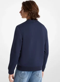 Camisola em mistura de algodão com logótipo em relevo | Michael Kors [PT]