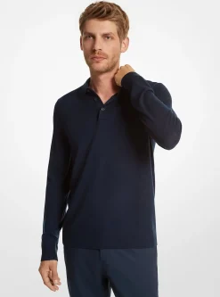 Camisola polo em lã merino | Michael Kors [PT]