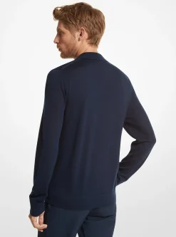 Camisola polo em lã merino | Michael Kors [PT]