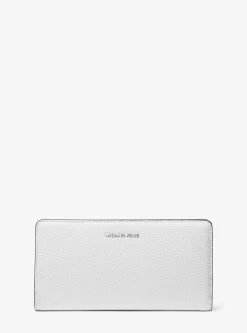 Carteira com mola de pressão à frente em pele granulada Bryant grande | Michael Kors [PT]
