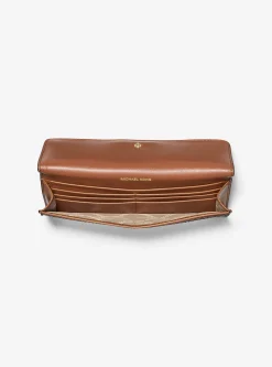 Carteira com mola de pressão à frente com logótipo exclusivo Jet Set grande | Michael Kors [PT]