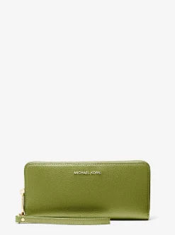 Carteira continental em pele granulada grande Jet Set Travel | Michael Kors [PT]