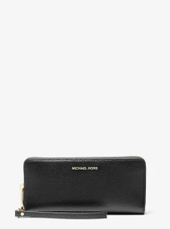 Carteira continental em pele granulada grande Jet Set Travel | Michael Kors [PT]
