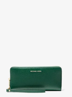 Carteira continental em pele granulada grande Jet Set Travel | Michael Kors [PT]