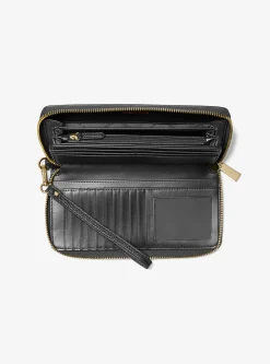 Carteira continental em pele granulada grande Jet Set Travel | Michael Kors [PT]