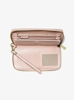 Carteira continental em pele granulada grande Jet Set Travel | Michael Kors [PT]