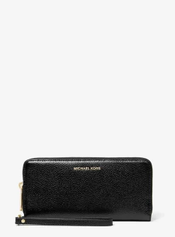 Carteira de mão em pele granulada Continental | Michael Kors [PT]