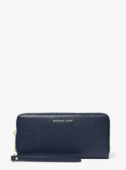Carteira de mão em pele granulada Continental | Michael Kors [PT]