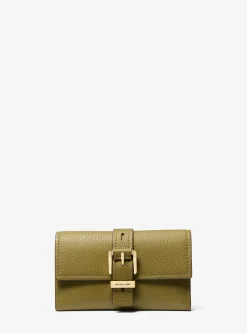 Carteira dobrável em pele granulada Nolita média | Michael Kors [PT]