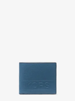 Carteira dobrável em pele granulada com porta-moedas Hudson | Michael Kors [PT]