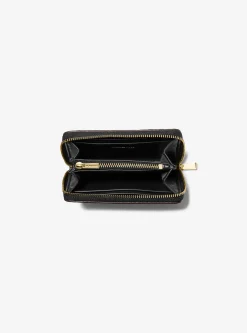 Carteira em pele com motivo de cobra em relevo Jet Set pequena | Michael Kors [PT]