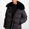 Casaco acolchoado com gola de pelo sintético | Michael Kors [PT]