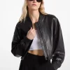 Casaco bomber curto em pele | Michael Kors [PT]