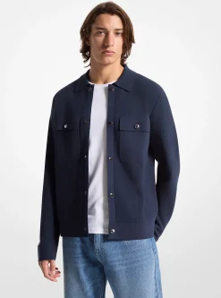 Casaco com molas em mistura de viscose | Michael Kors [PT]