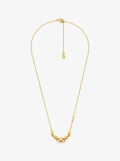 Colar com elo em prata de lei banhado a metal precioso Astor | Michael Kors [PT]