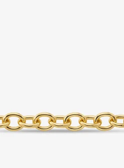 Colar com elos de corrente em latão banhado a metal precioso grande | Michael Kors [PT]