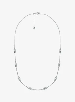 Colar com elos em prata de lei banhado a metal precioso Astor pequeno | Michael Kors [PT]