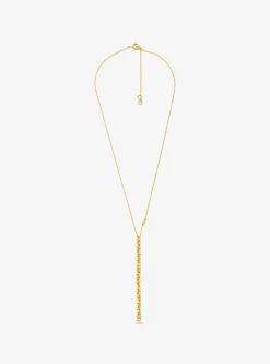 Colar com elos em prata de lei banhado a metal precioso Astor pequeno | Michael Kors [PT]