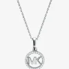 Colar com pingente de logótipo com incrustações de metal precioso | Michael Kors [PT]