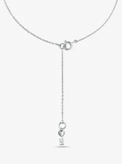 Colar com pingente de logótipo com incrustações de metal precioso | Michael Kors [PT]