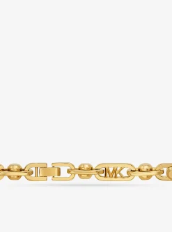 Colar de elos em latão banhado a metal precioso Astor grande | Michael Kors [PT]