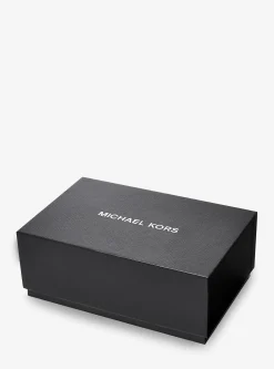 Conjunto de relógio Runway de dois tons justo de tamanho grande e carteira em pele com pingente Jet Set | Michael Kors [PT]