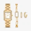 Conjunto-presente bijuteria e relógio dourado Emery pequeno | Michael Kors [PT]