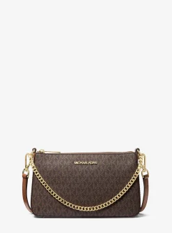 Conjunto-presente com pochete com logótipo média e porta-cartões | Michael Kors [PT]