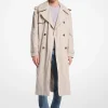 Gabardina em mistura de algodão Inox de tamanho grande | Michael Kors [PT]