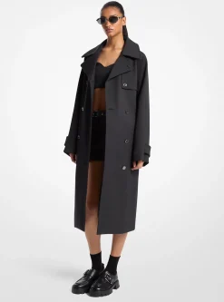 Gabardina em mistura de lã elástica | Michael Kors [PT]