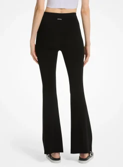 Legging à boca de sino em malha elástica | Michael Kors [PT]