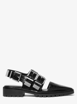 Loafer aberto atrás em pele envernizada estalada Darrington | Michael Kors [PT]