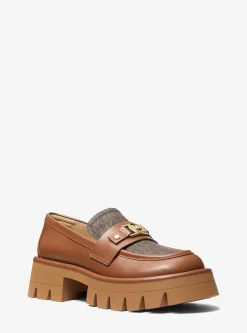Loafer com plataforma em pele e logótipo exclusivo Mandy | Michael Kors [PT]