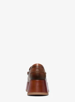 Loafer com plataforma em pele polida Indy | Michael Kors [PT]
