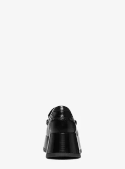 Loafer com plataforma em pele Indy | Michael Kors [PT]