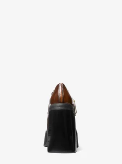 Loafer com plataforma em pele polida Colby | Michael Kors [PT]