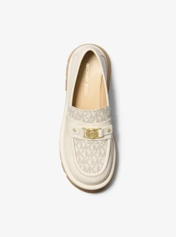 Loafer com plataforma em pele e logótipo exclusivo Mandy | Michael Kors [PT]