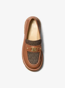 Loafer com plataforma em pele e logótipo exclusivo Mandy | Michael Kors [PT]