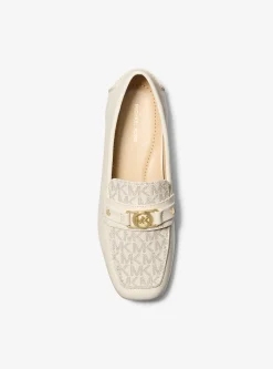 Loafer mocassim em pele e logótipo exclusivo Mandy | Michael Kors [PT]
