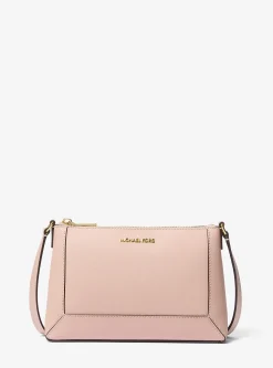 Mala a tiracolo em couro saffiano Sallie média | Michael Kors [PT]